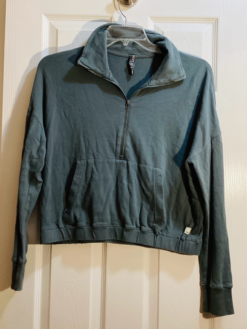 Vuori Women's Quarter-Zip Pullover Hoodie - Teal